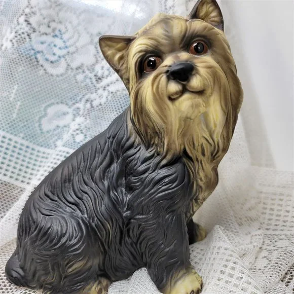 Vintage Accents Vintage Yorkshire Terrier Porcelain Figurine
